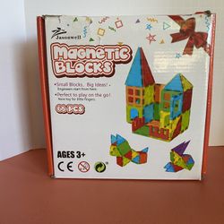 Magnetic Blocks.   65 Pcs