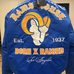 Born X Raised LA Rams Jacket Size M