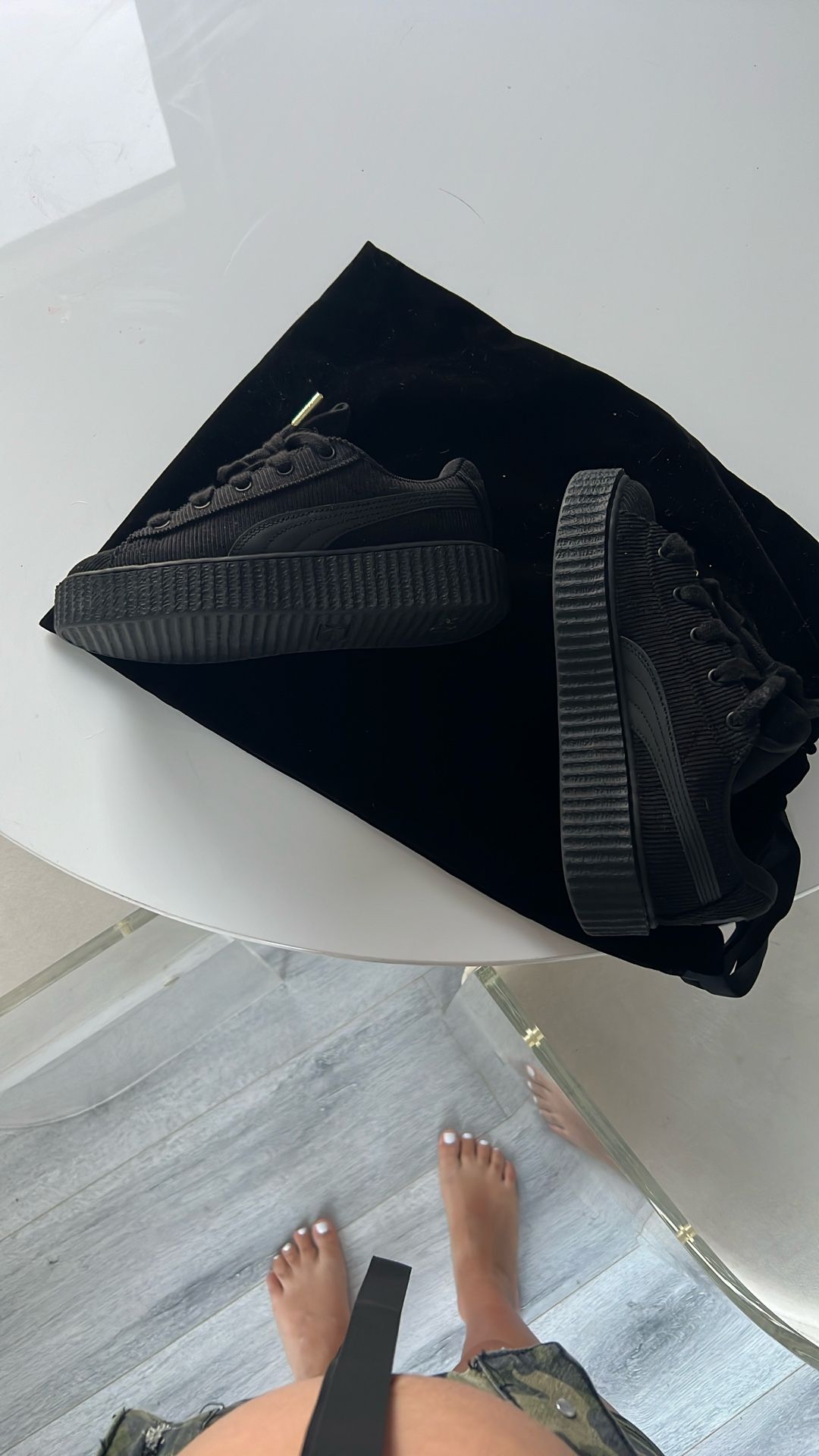 Fenty Puma All Black Brand New Size 6 Women’s