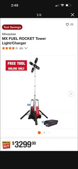 MX Fuel Rocket Light Tower 
