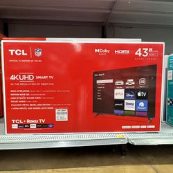 43” TCL Smart 4K Led Uhd Tv 