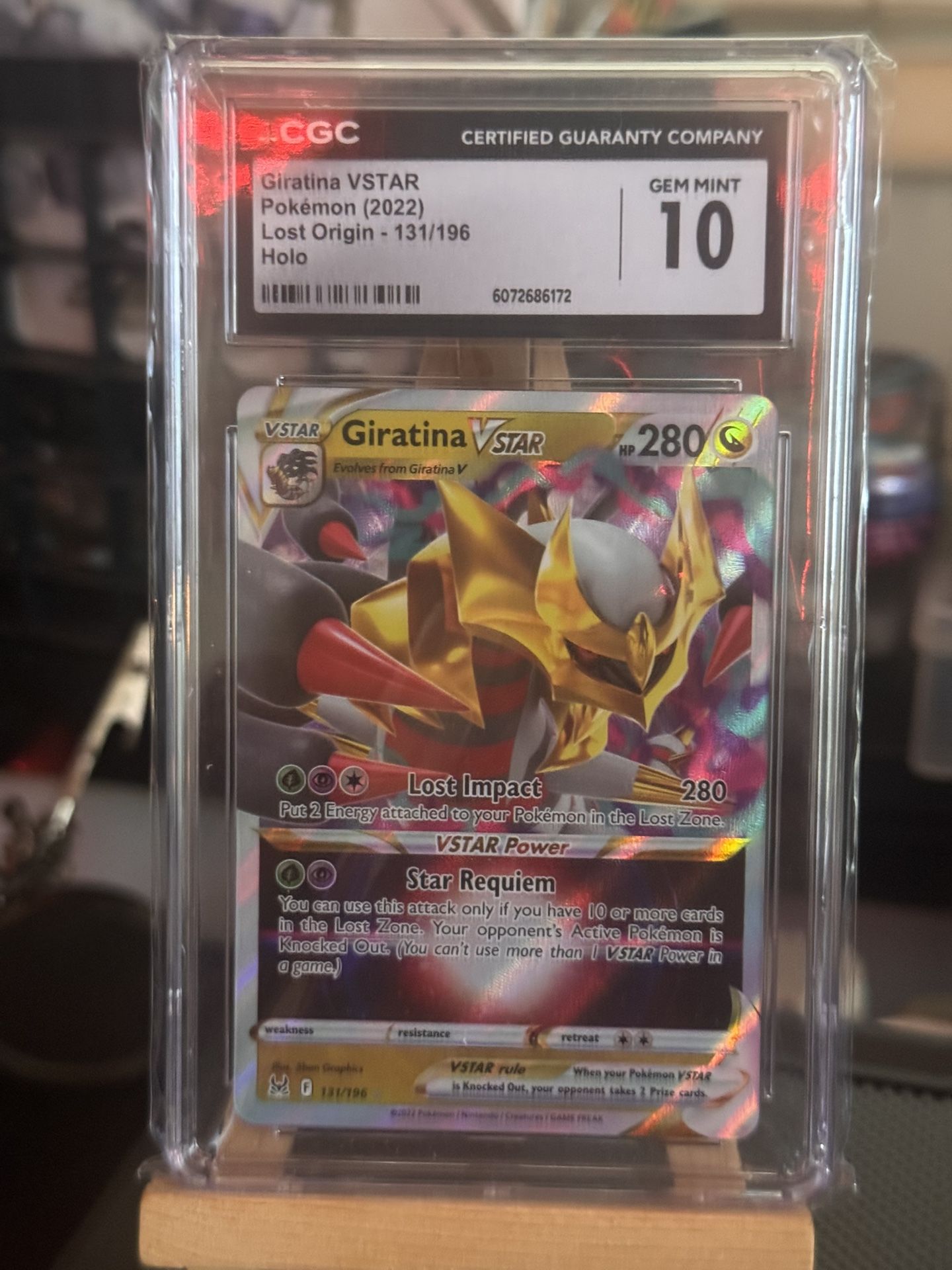 🔥🔥🔥 V Star Giratina  CGC Gem Mint 10🔥🔥🔥