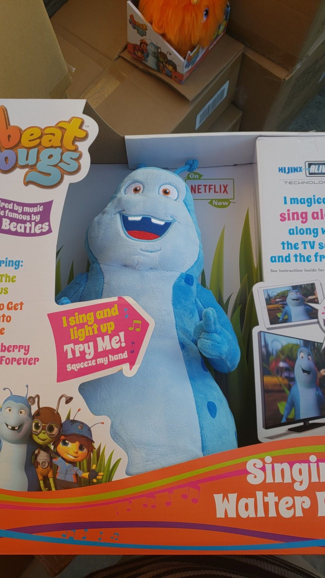 BEAT BUGS singing Walter plush