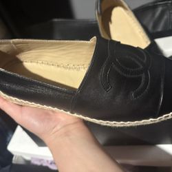 Chanel Leather Espadrilles 