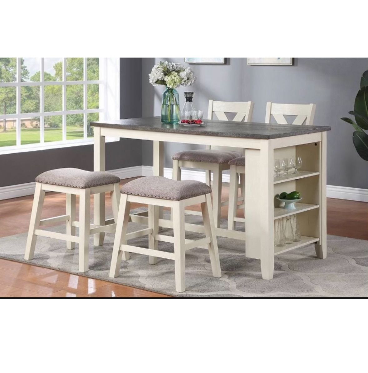 Dining Table Set With Chairs And Bench