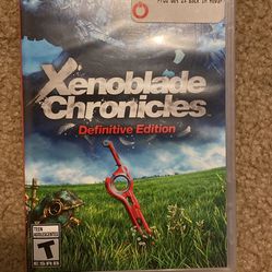 Xenoblade Chronicles Definitive Edition - Nintendo Switch game w/case