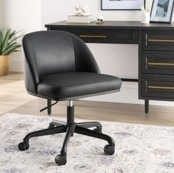 Office Chair, Black and Charcoal Finish