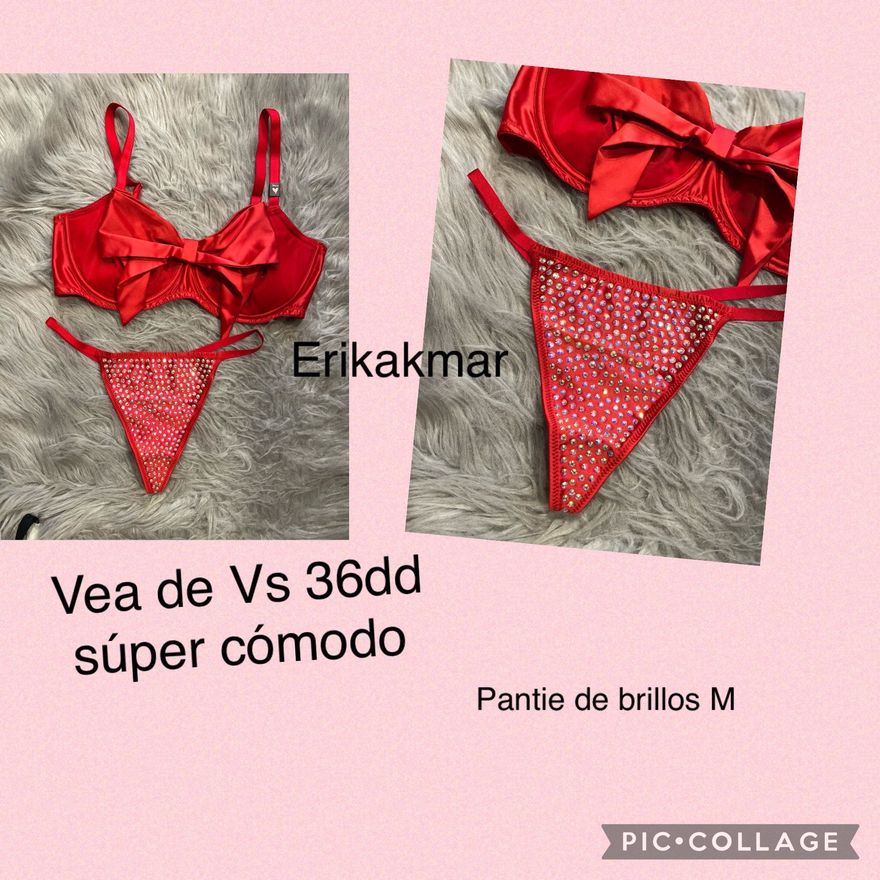 Bra De Vs Talla 36dd 35 Pantie Talla M 20