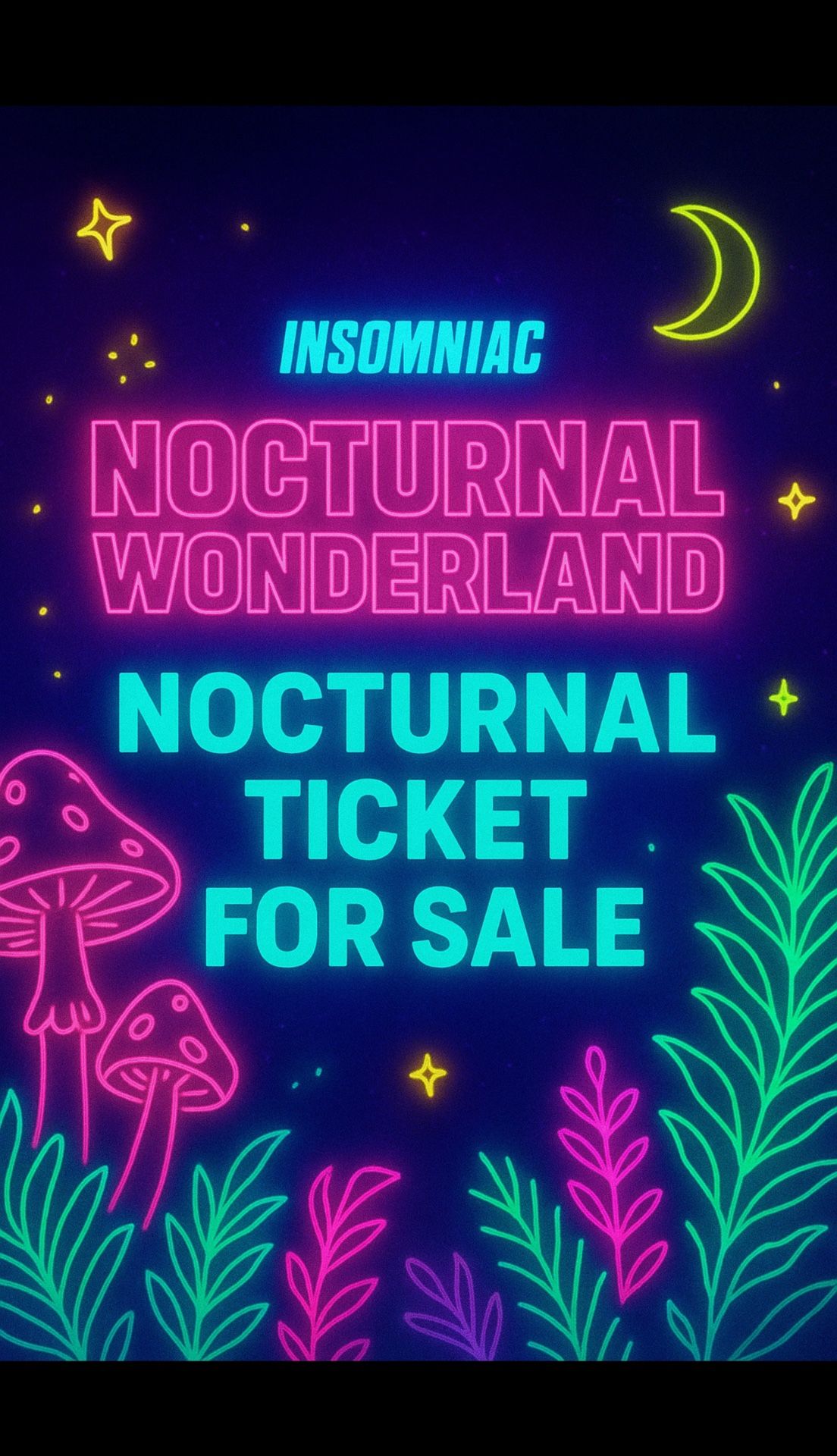 Nocturnal wonderland Car Camping Pass Available 