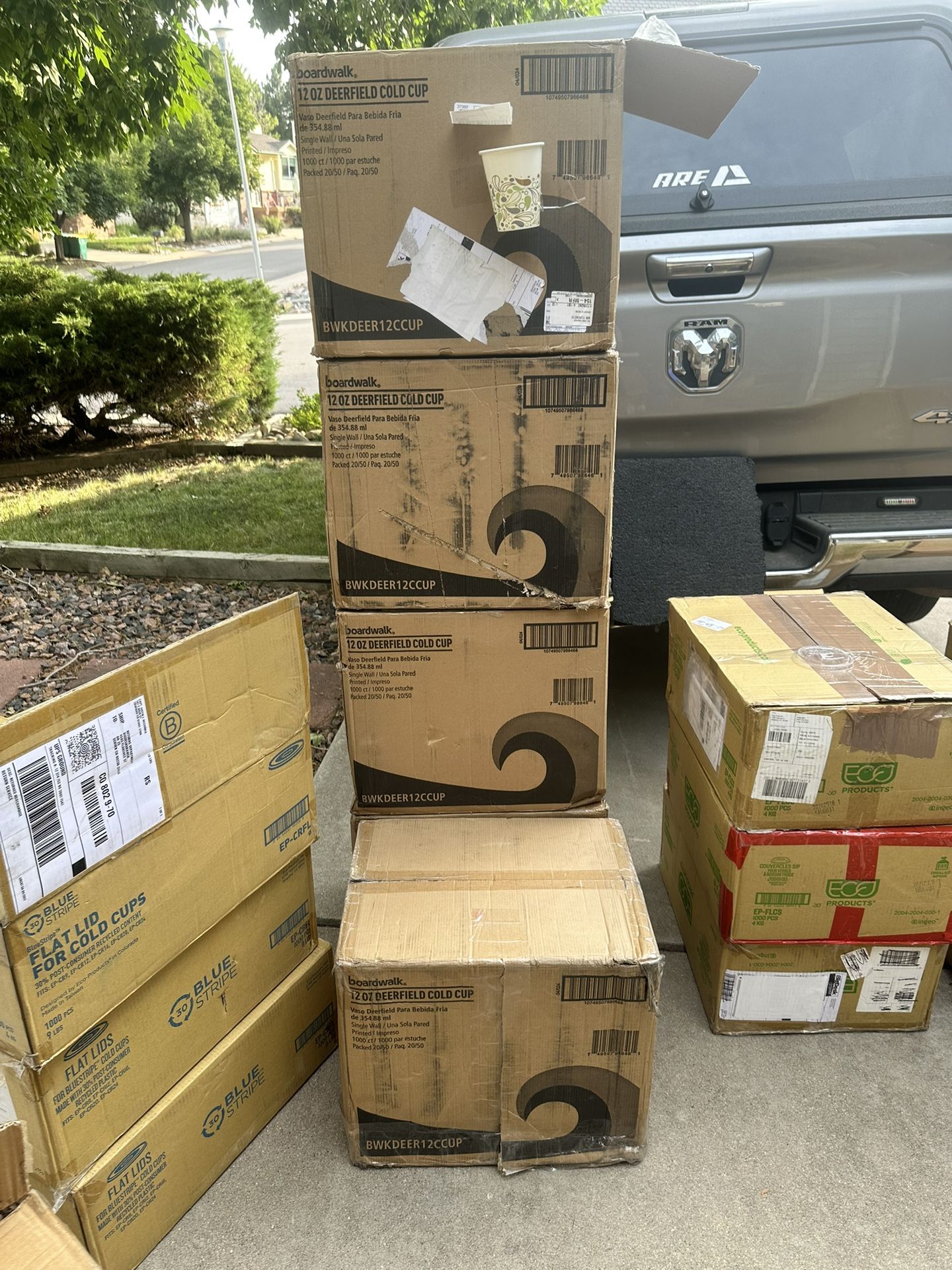 4,000 Cold Liquid Paper Cups. 12oz