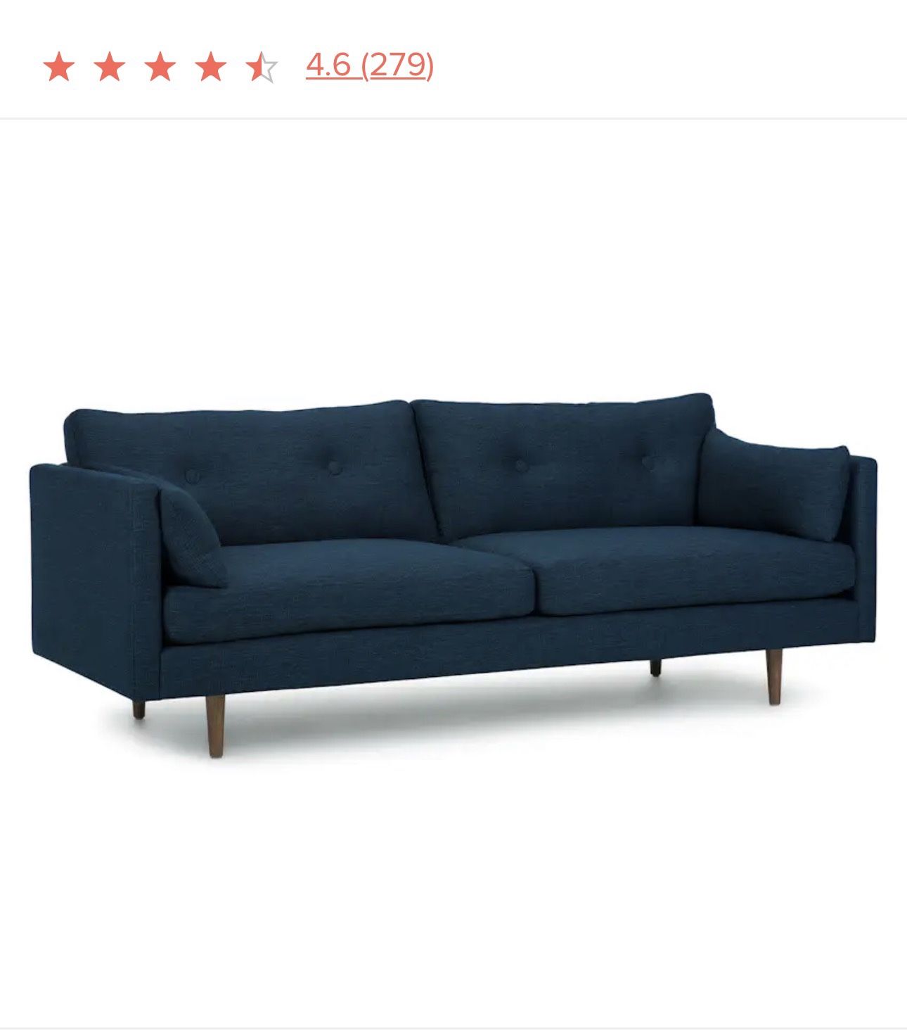 Article Anton 82" Sofa - Twilight Blue