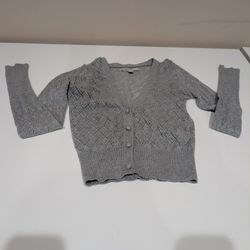 Vintage Old Navy Gray Button Up Cardigan - Size S