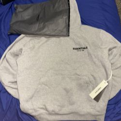 Dark gray essentials few of God hoodie comes with bags and tags brand new