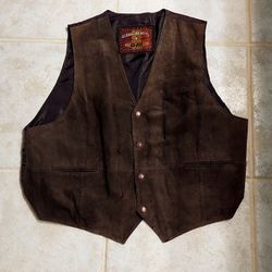 2XL men's Leather Vest