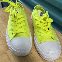 Neon Yellow Converse 
