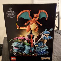Lego Pokemon Venusaur Charizard Blastoise Set New  
