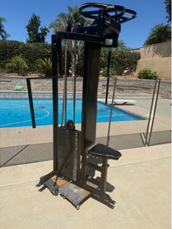 old school chest fly machine