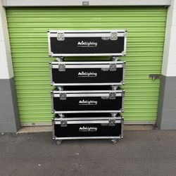 UNICASE Professional Flight / Road Case by Acue Lighting – Heavy Duty Touring Case with Wheels – 44”