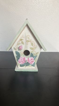 Anister hand printed bird house