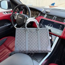 Gucci GG Pattern Tote Bag 