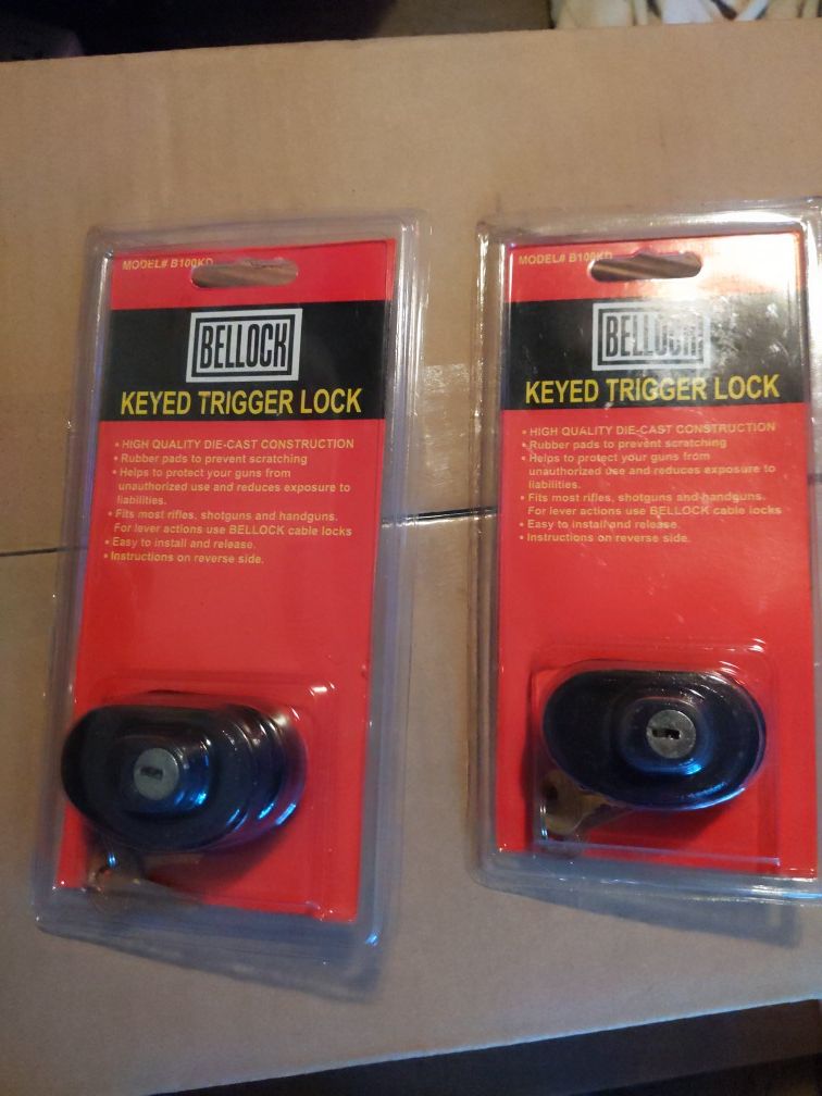 Bellock key trigger lock
