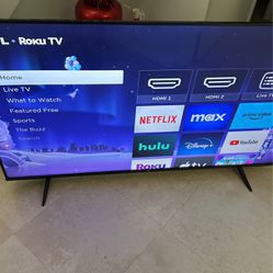 Tcl 65" Inch Roku Smart TV 
