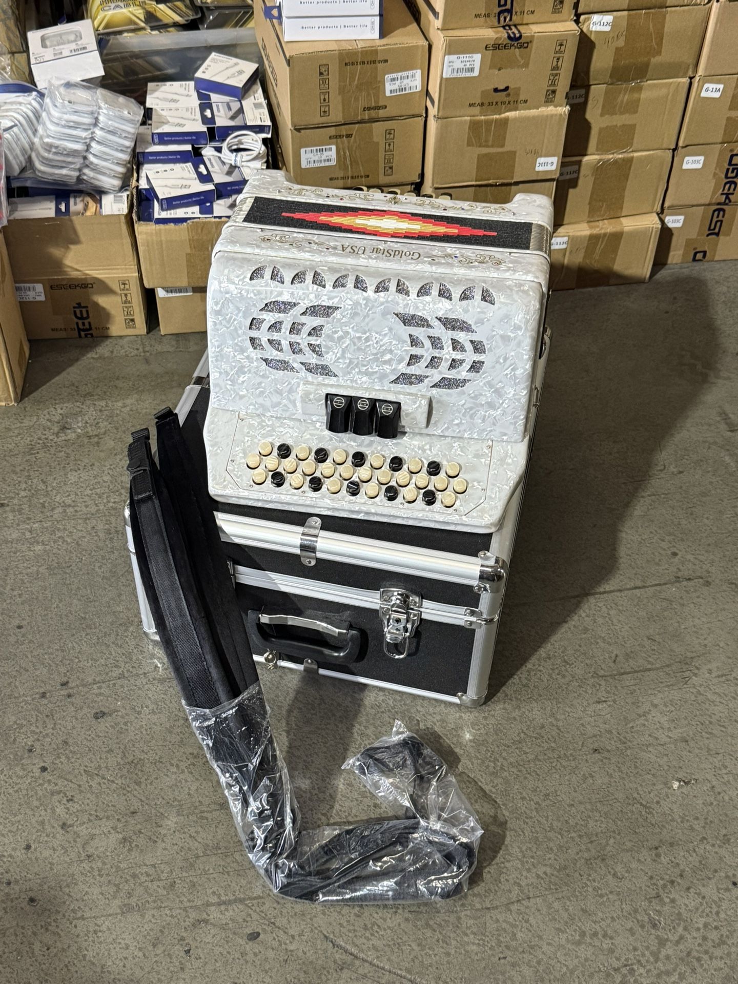 Button Accordion 🪗. 34 Buttons   Tone GCF 