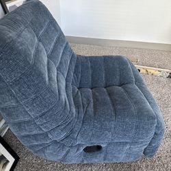 Blue Denim Fun Accent Chair 