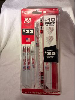 Milwaukee SAWZALL BLADE SET NEW