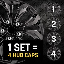 Universal Spyder Fit Wheel Cover 17” Set Of 4 