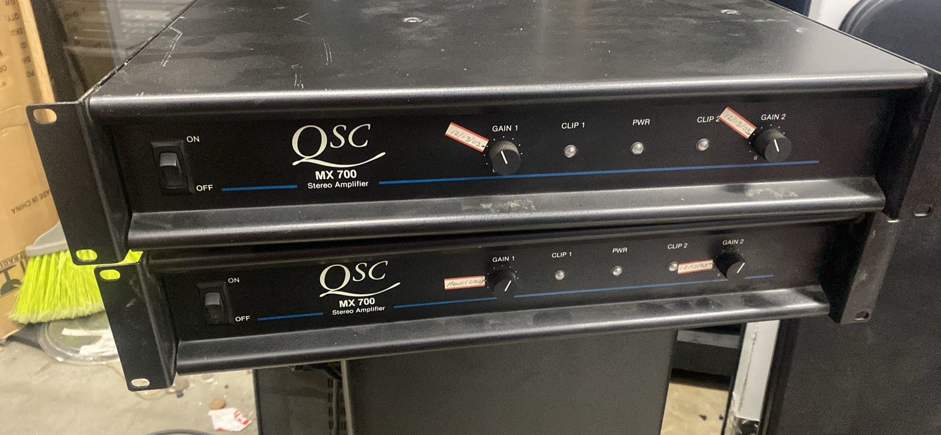 Pro Amp qsc Mx700 Tested Fully Functional