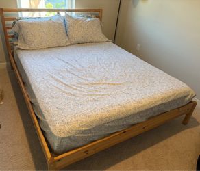 IKEA bed frame and mattress