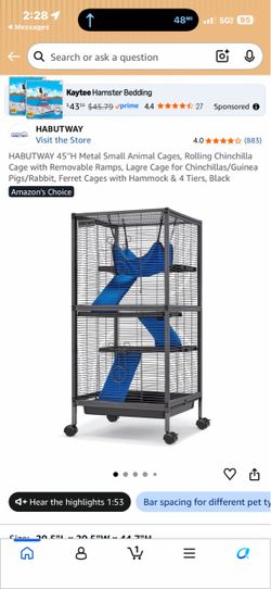 Animal cages