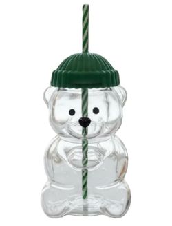 Glass Bear Cup