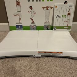 Nintendo Wii Fit Balance Board With Wii Fit Plus Video Game Bundle