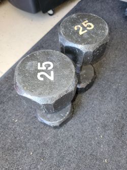 Dumbells 25lb.