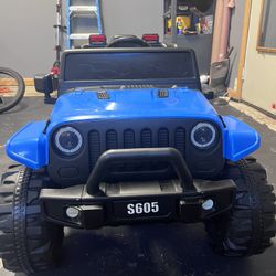 Mini Blue Jeep