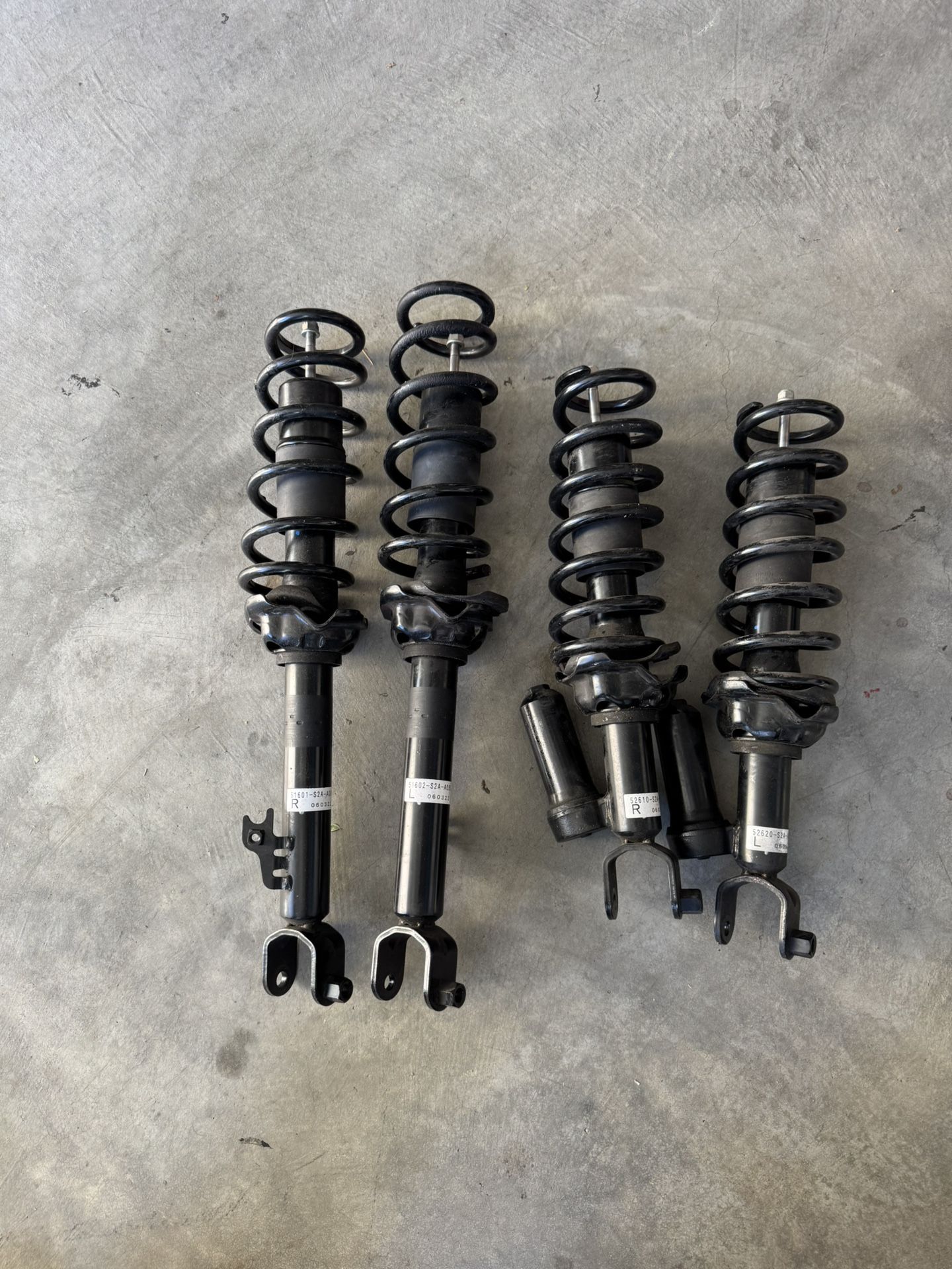 00-09 S2000 OEM Springs Struts Suspension
