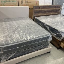 Furniture Mattress Bed Frame Box Spring 