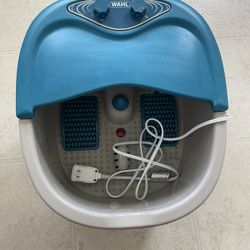 Wahl Therapeutic Extra Deep Foot & Ankle Heated Bath Spa - Heat, Vibration Massage, Bubble Jet Action, Soothes, & Relaxes 