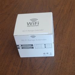 WiFi 300mbps Repeater Wireless Range Extender New, in the box. White color.
US plug.
Weight 4oz plus shipping materials.

I have several available, pl