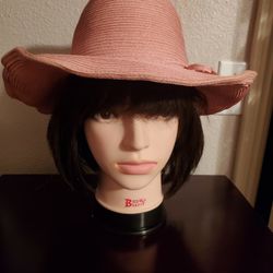 Light Pink Moldable Brim Hat