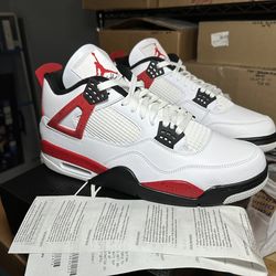 Jordan 4 Red Cement Sz 11