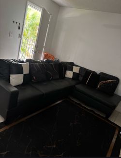 Black couch