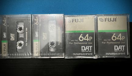 4 X Sealed DAT tapes 64p