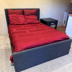 Full Size Bed frame And Mattress