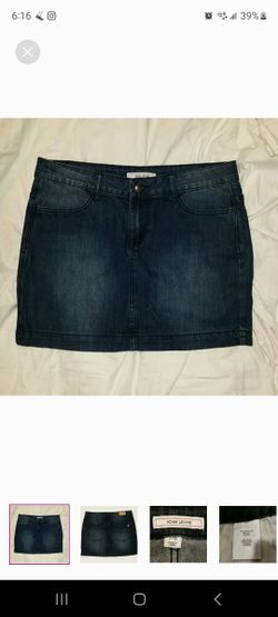 Blue Denim Skirt Size 7/8 Juniors Adam Levine OBO