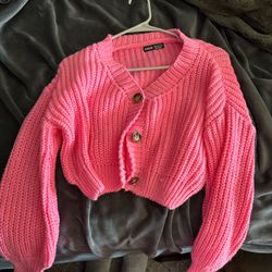 Pink Cardigan