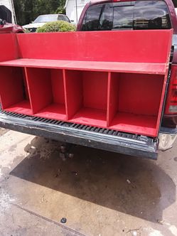 Storage shelves