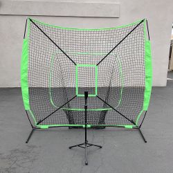 New in Box $65 Baseball Softball Practice Set (Include 7x7ft Net and Ball Tee) Batting Training